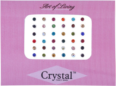 

Crystal Multi Stone Bindi Ladies & Girls Multicolor Bindis(For Women)