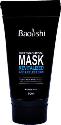 

Baoiishi Purifying Charcoal Mask (60 ML) for Blackheads, Revitalized and Lifeless Skin.(60 ml)