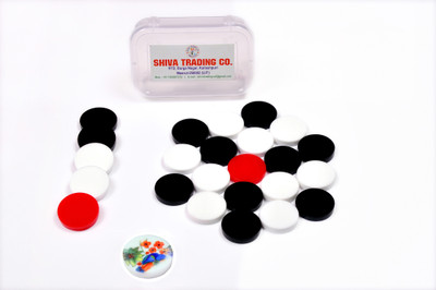 

STC 6MM ACRYLIC CARROM COINS Board Game
