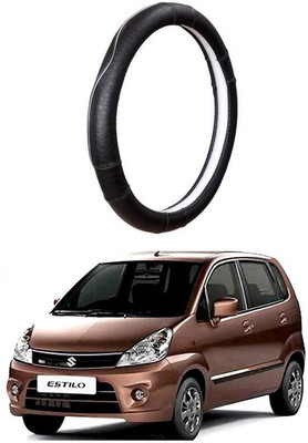 AUTO PEARL Steering Cover For Maruti Zen Estilo(Black, Leatherite)
