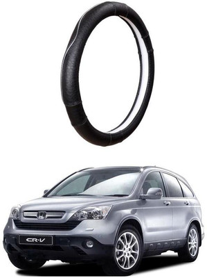 AUTO PEARL Steering Cover For Honda CR-V(Black, Leatherite)