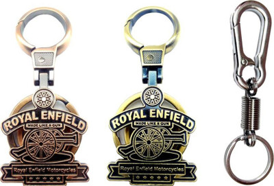 

MGP Fashion Royal Enfield Metal Combo Key Chain(Multicolor)