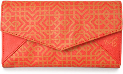 

Baggit Casual Orange Clutch