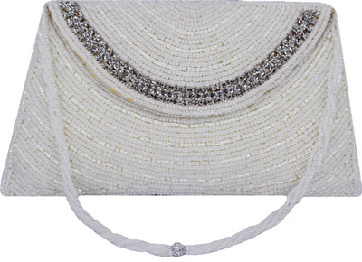 

Bagaholics Casual White Clutch