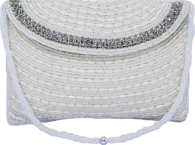 

Bagaholics Casual White Clutch