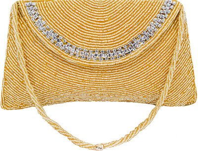 

Bagaholics Casual Gold Clutch