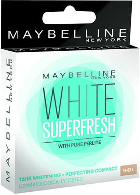 

Maybelline New York White Super Fresh Compact Shell Compact(Shell, 8 g)