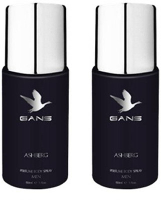 

GANS ASHBERG Perfume Body Spray For Men - 150ml (Pack of 2) Perfume Body Spray - For Men(150 ml, Pack of 2)