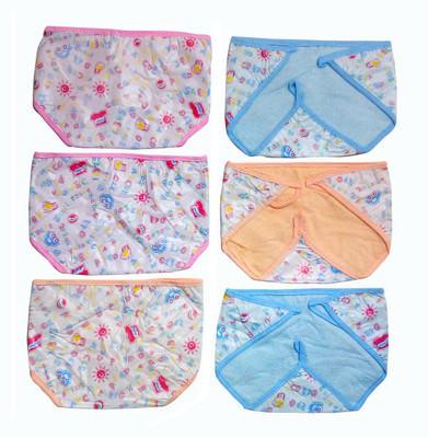

ATXP New Born Washable Reusable ABC Diaper/Langoti - L(6 Pieces)