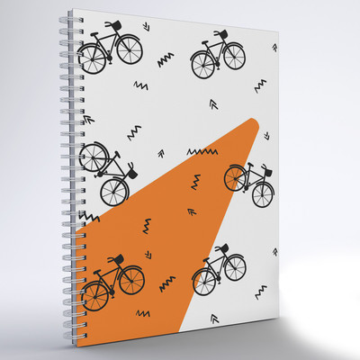

inkFlap A5 Notebook(Wiro Notebook - Bicycle, White)