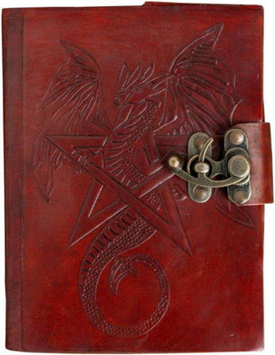 

The Leather Bags House A6 Diary(Handcrafted, Reddish Brown)