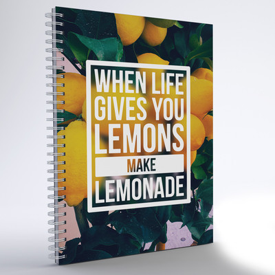 

inkFlap A5 Notebook(Wiro Notebook - Lemons, Varicoloured)