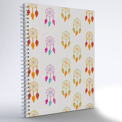

inkFlap A5 Notebook(Wiro Notebook - Dream Catcher, Off White)