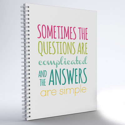 

inkFlap A5 Notebook(Wiro Notebook - Sometimes (White), White)