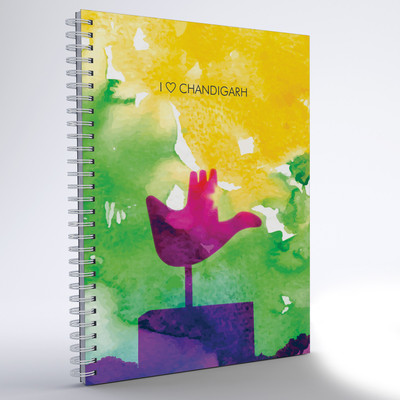 

inkFlap A5 Notebook(Wiro Notebook - I Love Chandigarh, Varicoloured)