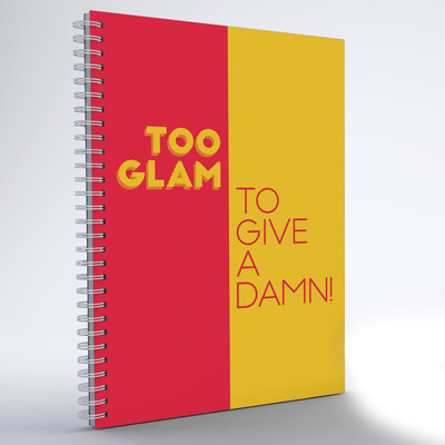 

inkFlap A5 Notebook(Wiro Notebook - Too Glam, Red & Yellow)