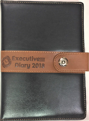 

INDOGIFTs Regular Diary(2018, Black)