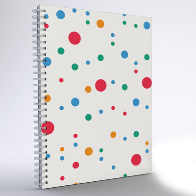 

inkFlap A5 Notebook(Wiro Notebook - Circles, Multicolor)