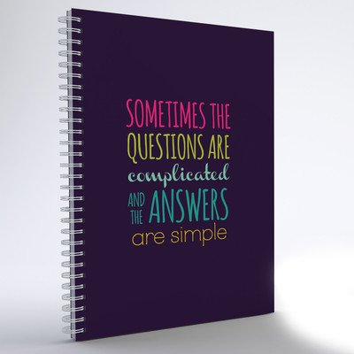 

inkFlap A5 Notebook(Wiro Notebook - Sometimes (Blue), Blue)