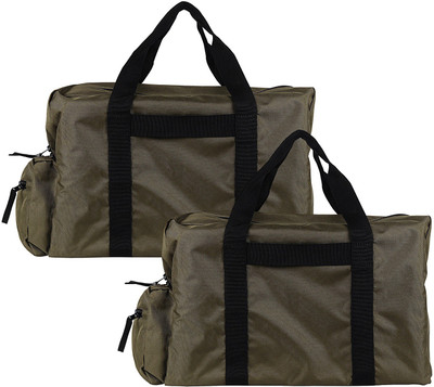 

Travelite (Expandable) Polyster Military Green Duffle Bag Combo Pack Of 2 (55 L) Travel Duffel Bag(Green)