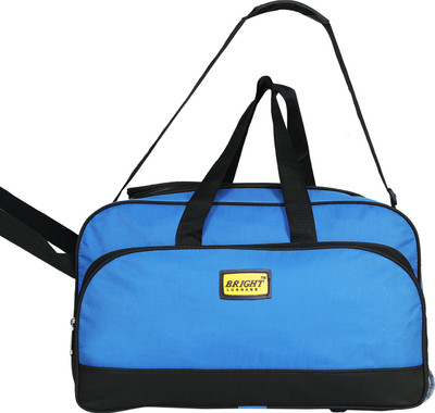 

niyara enterprise (Expandable) DF-005 Travel Duffel Bag(Blue, Black), Black;blue