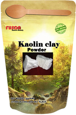 

FUSON Kaolin clay powder Wonderful for Skin & hair(500 g)