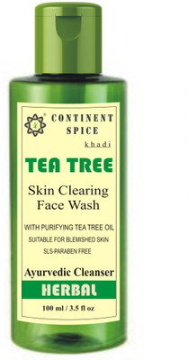 

Continent Spice Khadi Tea Tree Skin Clearing Face Wash (100 ml) -CS682005 Face Wash(100 ml)