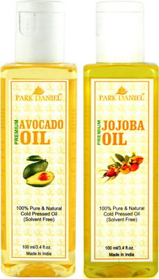 

Park Daniel Premium Avocado oil and Jojoba oil combo pack of 2 bottles of 100 ml(200 ml)(200 ml)