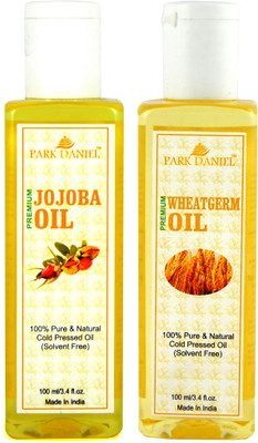 

Park Daniel Organic Jojoba oil and Wheatgerm oil combo pack of 2 bottles of 100 ml(200 ml) Hair Oil(200 ml)