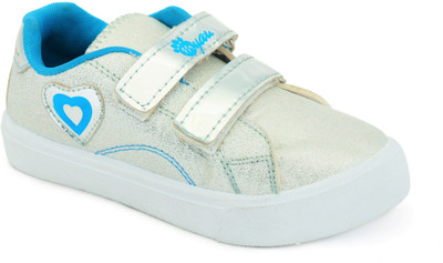 

Myau Boys & Girls Velcro Sneakers(Silver