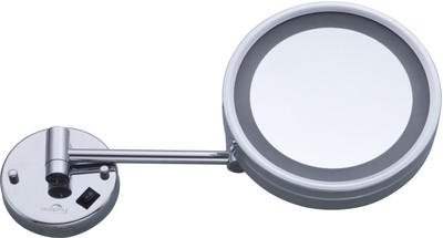 

Dolphy One Side Battery Operated LED Lighted Shaving & Makeup 8 Inch 5X Magnifying Mirror(Round)