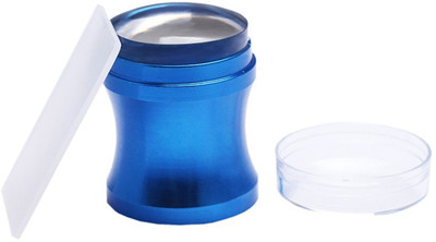 

Lifestyle-You Blue Aluminium Handle Nail Stamper Scraper with Cap Nail Polish Stamping Manicure Tool.(Blue)