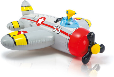 Kiditos Water Gun Plane Ride-on(Red)