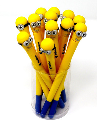 

Oytra 12 Pieces Designer Minion Pens Gel Pen(Pack of 12)
