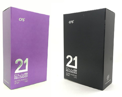 CFS Exotic 21 Club Purple and Black Reloaded Combo Perfume 100ML+100ML Eau de Parfum - 200 ml(For Men & Women) available at flipkart for Rs.788