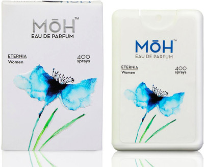

MOH WOMEN Pocket Perfume - ETERNIA ,18 ml 400 Sprays (Pack Of 3) Eau de Parfum - 18 ml(For Women)
