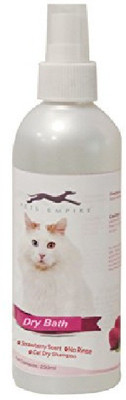 

Pets Empire New Waterless Cat Shampoo | All Natural Dry Shampoo for Cats No Rinse Required- 250 ml(Strawberry) Flea and Tick Strawberry Cat Shampoo(250 ml)