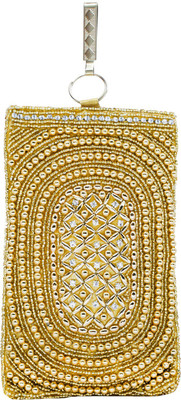 40 OFF on Bagaholics Ethnic Beads Pearl Clutch Silk Saree
