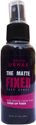 

KASCN ORIGINAL HIGH QUALITY USHAS THE MATTE FIXER FACE SPRAY LONG LASTING MAKE UP FIXER FOR ALL SKIN TONE. Primer - 90 ml(TRANSPRENT)