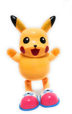 

The Game Begins Walking Pikachu/Pokeman Toy with Lights and Music, Size Length 15 cm, Height 9 cm, Breadth 24 cm(Yellow)