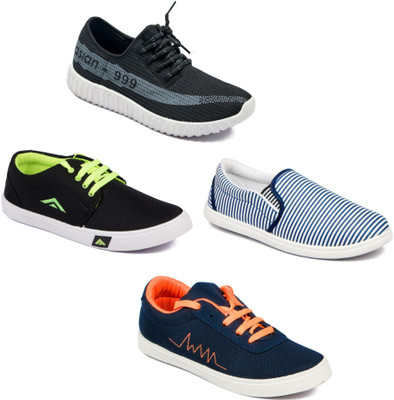 

Asian men's casual shoes combo pack of 3 Walking Shoes For Men(Multicolor