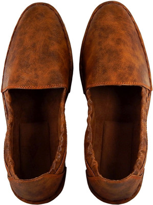 

ELS Loafers Loafers For Men(Brown, Khaki