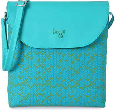 

Baggit Women Casual Blue PU Sling Bag