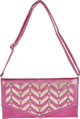 

Liza Women Casual Pink PU Sling Bag