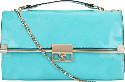 

Liza Women Casual Blue PU Sling Bag