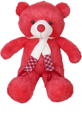 

ToynJoy 3.5 Feet Red Teddy Bear Stuffed Toy as Valentine's Gift for Girlfriend or Birthday's Special - 104 cm(Red)
