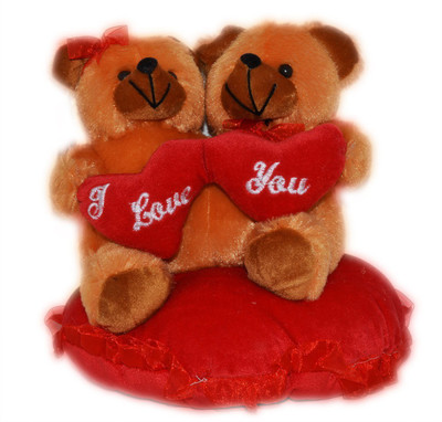 

ANGELS STORE TEDDY BEAR FOR VALENTINE DAY - 25 cm(Brown)