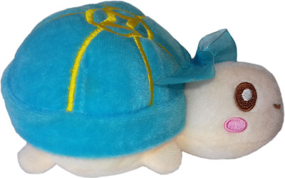 

kidoz kingdom BLUE TURTLE SOFT TOY - 9 cm(Blue)