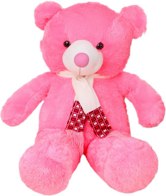 

ToynJoy 3.5 Feet Pink Teddy Bear Stuffed Toy as Gift for Valentine's or Birthday's - 104 cm(Pink)