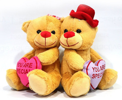

ANGELS STORE Romeo Juliet Teddy Bear For Valentine day - 35(Brown)